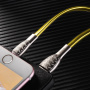 Кабель Hoco U52 Bright, lightning, 1.2 м, золотой