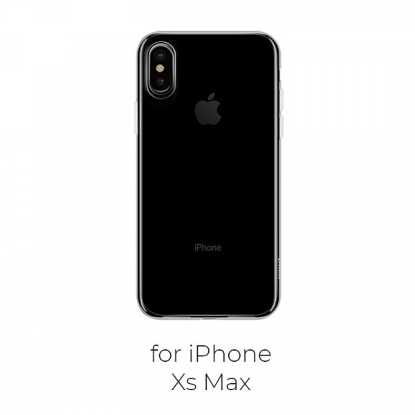 Чехол HOCO TPU Crystal clear Series для iPhone XS max прозрачный, 0,8 мм