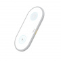 Беспроводное зарядное устройство HOCO CW20 Wisdom 2-in-1, 2A, 10W, белый, 2W for iwatch