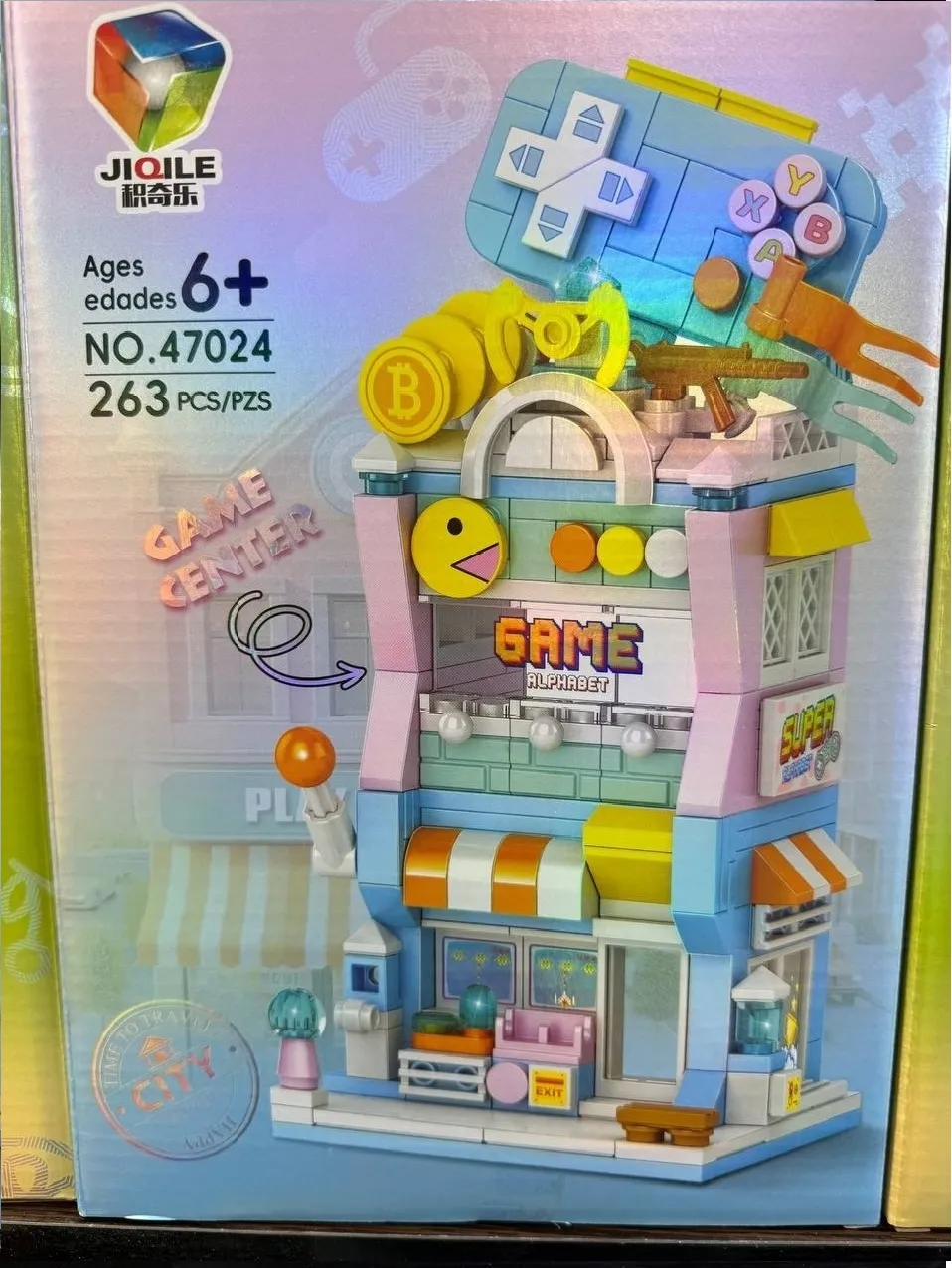 Конструктор JIQILE игровой центр NO 47024 263 pcs