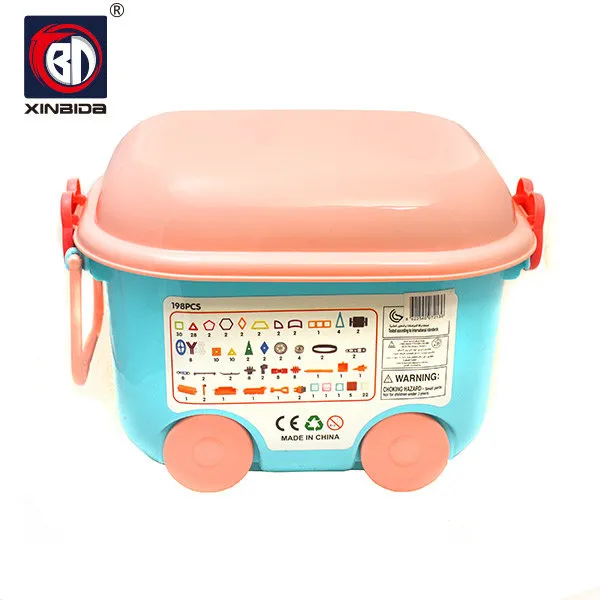 Магнитный конструктор в контейнере Magical Magnet Xinbida 7213 198 деталей
