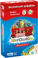 Настольная игра Зверобуквы English Банда Умников